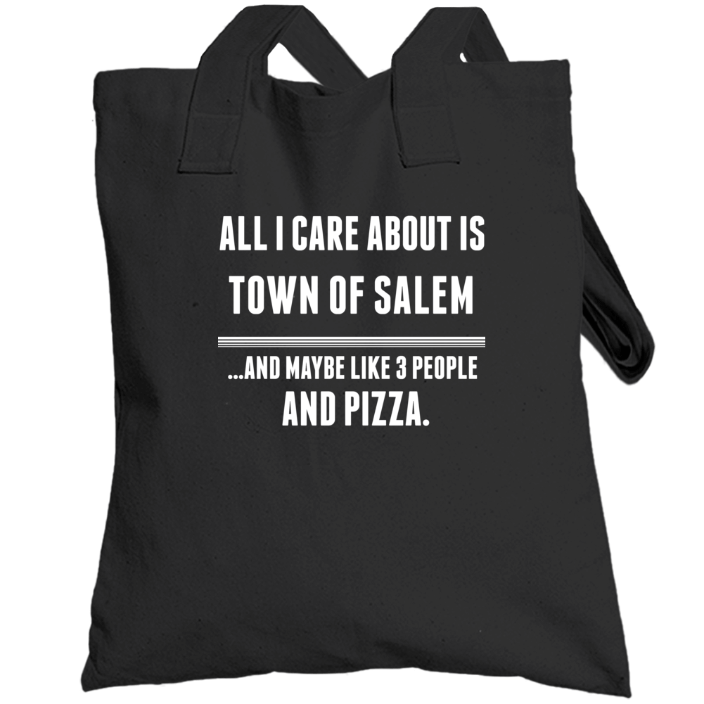 Town Of Salem All I Care About Is Video Game Fan Totebag Town Of Salem All I Care About Is Video Game Fan Totebag