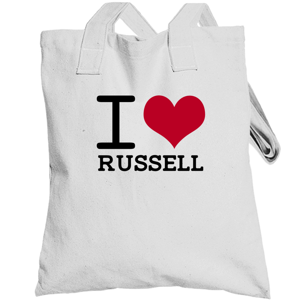 I Love Russell Usa Classic Totebag I Love Russell Usa Classic Totebag