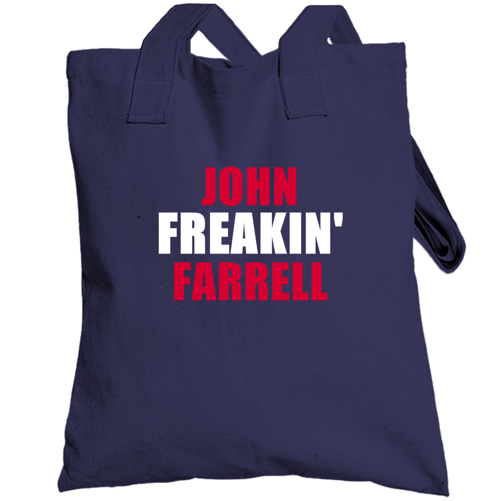 John Farrell Cleveland Baseball Sports Freakin Totebag John Farrell Cleveland Baseball Sports Freakin Totebag