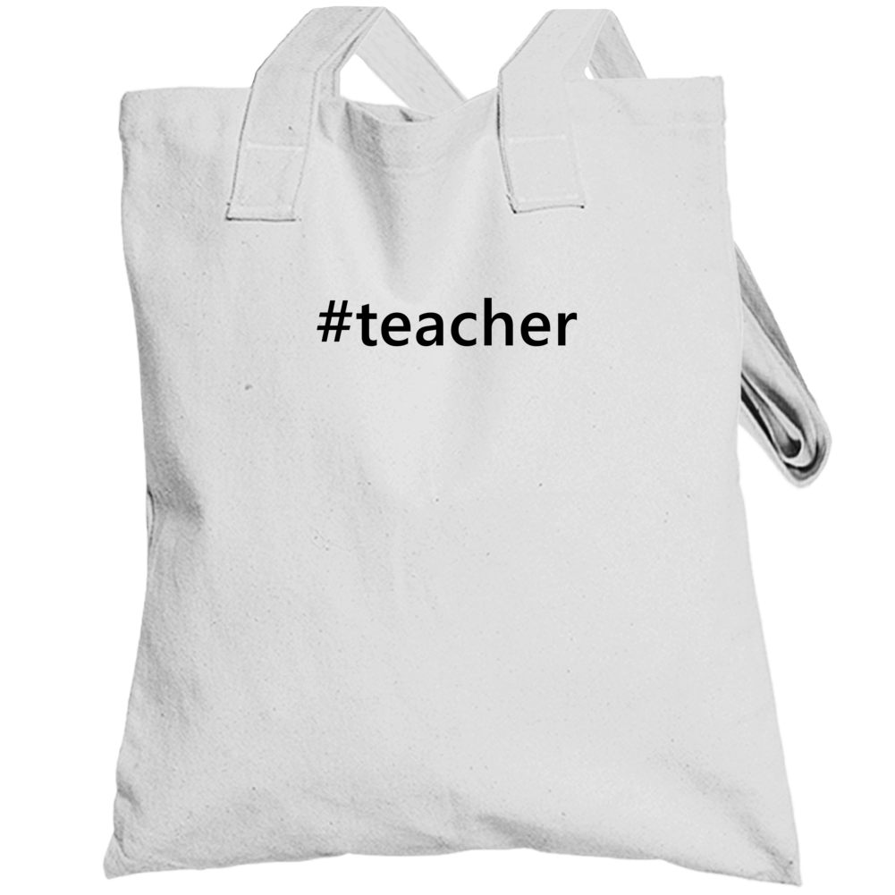 Hashtag Teacher Popular Trending Essential Ig Caption Totebag Hashtag Teacher Popular Trending Essential Ig Caption Totebag