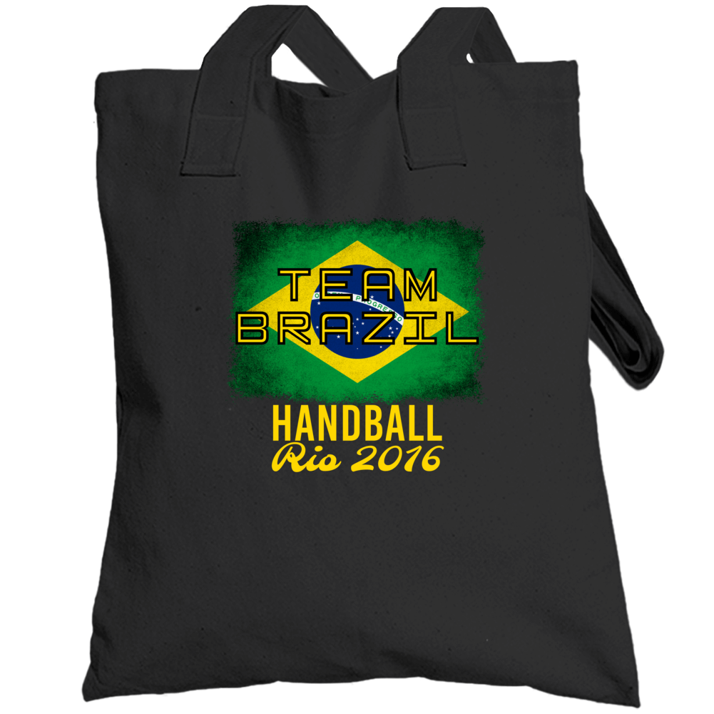 Brazil Handball Rio 2016 Olympic Team Flag Totebag Brazil Handball Rio 2016 Olympic Team Flag Totebag