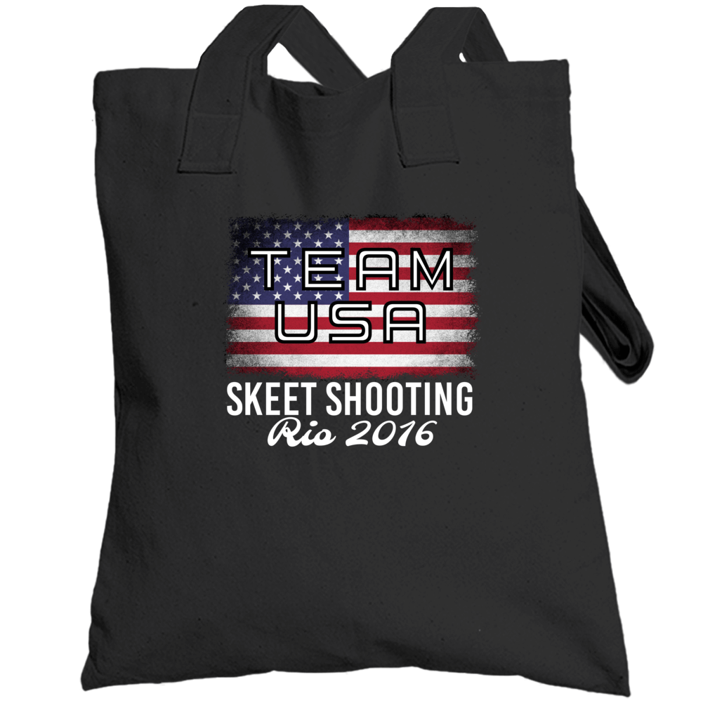 United States Usa Skeet Shooting Rio 2016 Olympic Team Flag Totebag