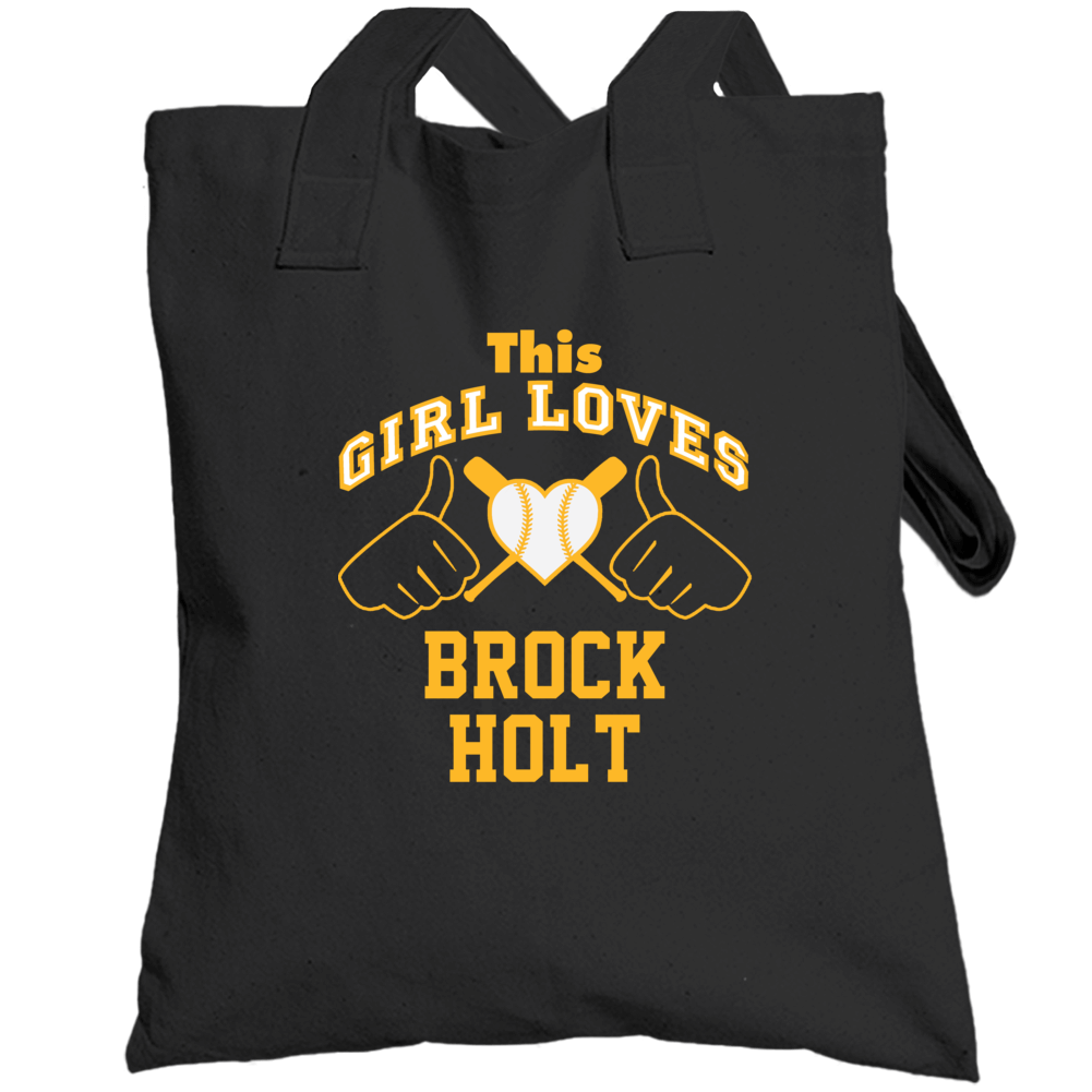 This Girl Loves Brock Holt Pittsburgh Baseball Player Classic Totebag This Girl Loves Brock Holt Pittsburgh Baseball Player Classic Totebag