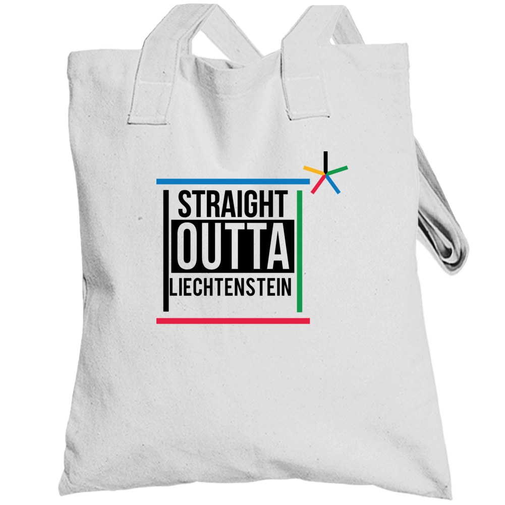 Straight Outta Liechtenstein Pyeongchang 2018 Winter Olympics Totebag