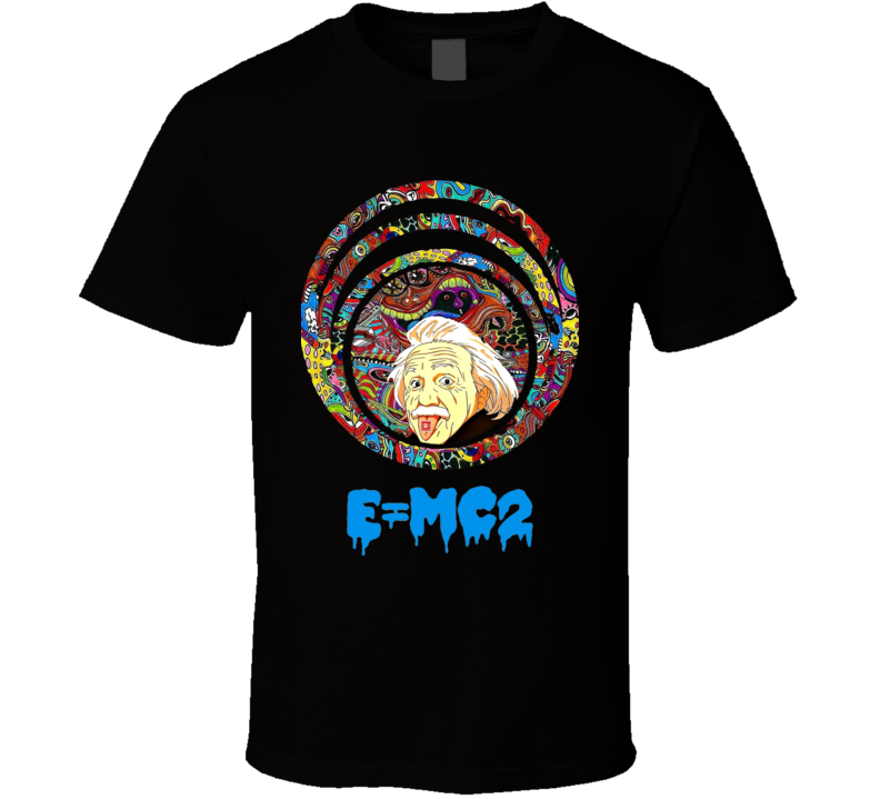 Albert Einstein Hoffman Acid Lsd Tabs Funky T Shirt