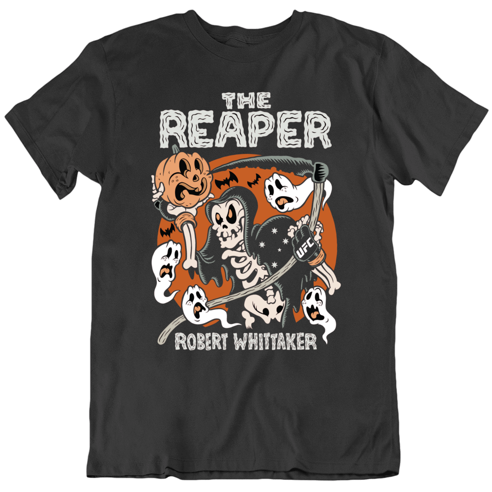 Robert Whittaker The Reaper Mma Champ Cartoon Style T Shirt