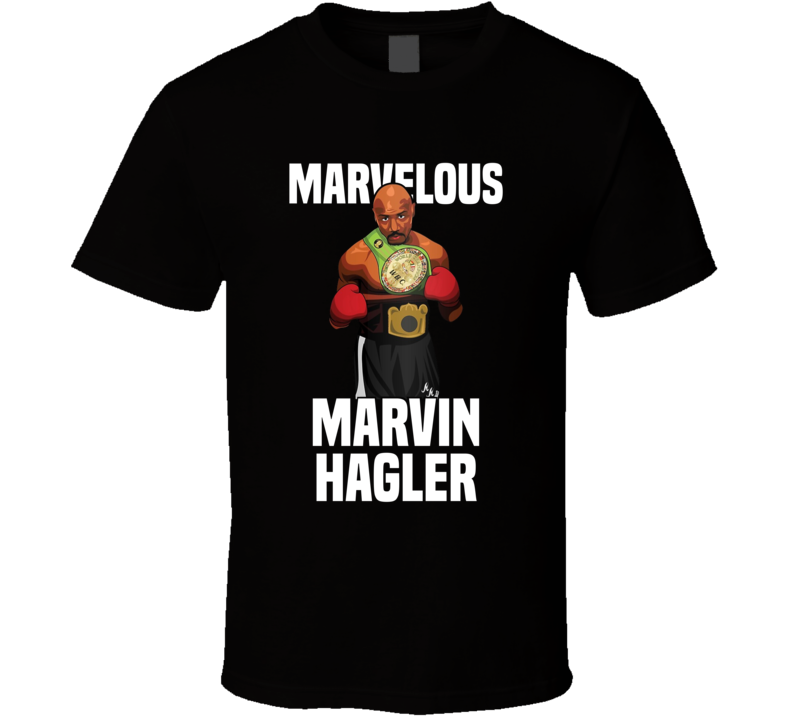 Marvelous Marvin Hagler Retro Boxer Fan T Shirt