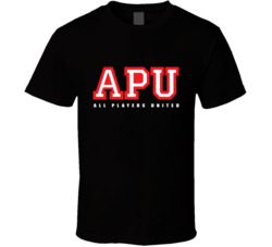 APU All Players United T Shirt 1086454