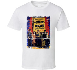 The Grapes of Wrath Classic Movie Poster Aged Look T Shirt 1314367