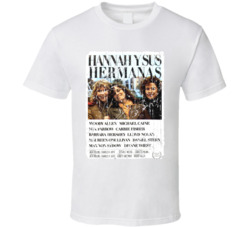 Hannah And Her Sisters Movie Poster Retro Aged Look T Shirt 1383080
