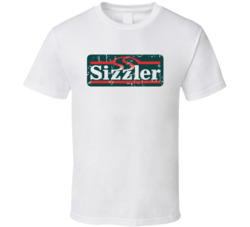 Sizzler Fast Food Restaurant Distressed Look T Shirt 1447969