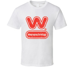 Wienerschnitzel Fast Food Restaurant Distressed Look T Shirt 1448034