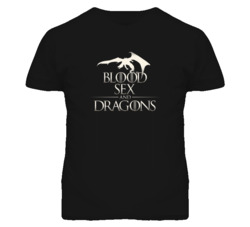Game of Thrones Blood Sex and Dragons T shirt 1459376