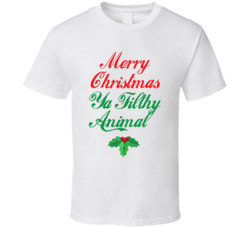 Merry Christmas Ya Filthy Animal T Shirt - Home Alone 25698019