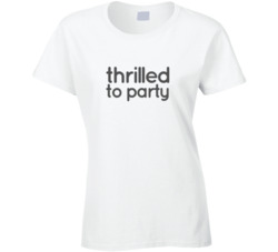 Thrilled to Party North West Kardashian inspired Girls Tshirt 27517250