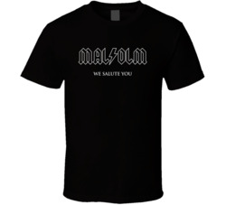 Malcolm Young We Salute You Tshirt Black 32949555