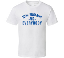 New England Vs Everybody White T Shirt 33248358