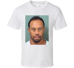 Tiger Woods Mug Shot T Shirt 35825269