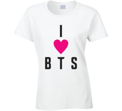 I Heart Bts Bangtan Boys Ladies T Shirt 37437918