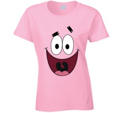 Spongebob Squarepants Patrick Star Ladies T Shirt 37450456