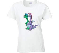 Dragon Tales Zak And Wheezie Ladies T Shirt 37456154
