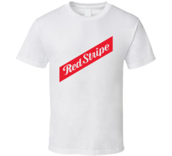 Red Stripe Beer T Shirt 38062022