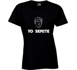 Yo Semite Trump Blunder Ladies T Shirt 38311060