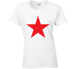 Red Star Sharon Tate Inspired Ladies T Shirt 38311127