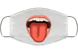 Funny Mouth Covid Face Mask Cover 38332340