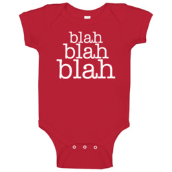 Blah Blah Blah Baby One Piece 39148741