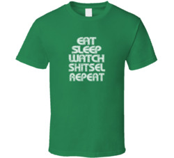 Eat Sleep Watch Shitsel Repeat 2021 Popular Best Tv Television Show Cool Unique Gift T Shirt 39149005