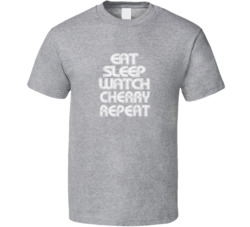 Eat Sleep Watch Cherry Repeat 2021 Popular Best Tv Television Show Cool Unique Gift T Shirt 39149043