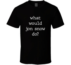 What Would What Would Jon Snow Do? Do Popular Fictional Character Pop Culture Funny Cool Unique Gift T Shirt 39149121