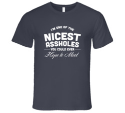 I'm One of the Nicest Assholes You Could Ever Meet T Shirt 5727401