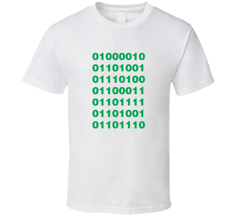 Silicon Valley Binary Bitcoin T Shirt