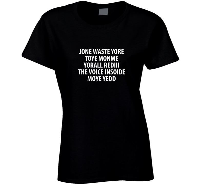 Blink 182 Translation Ladies T Shirt Blink 182 Translation Ladies T Shirt