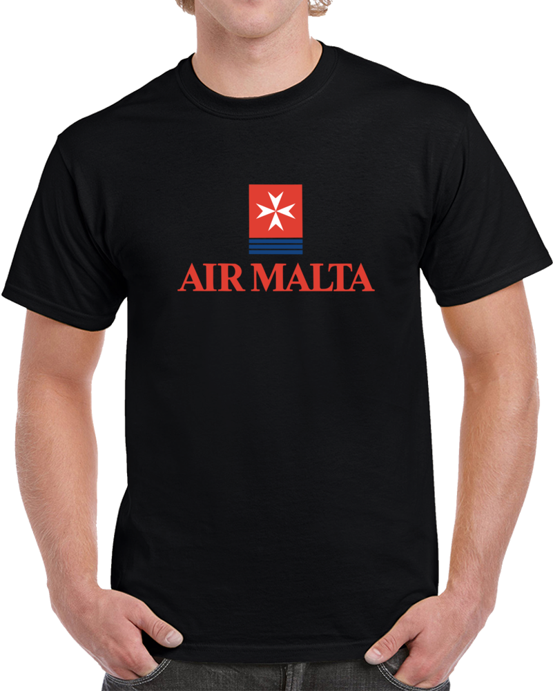 Air Malta Airlines Logo T Shirt  