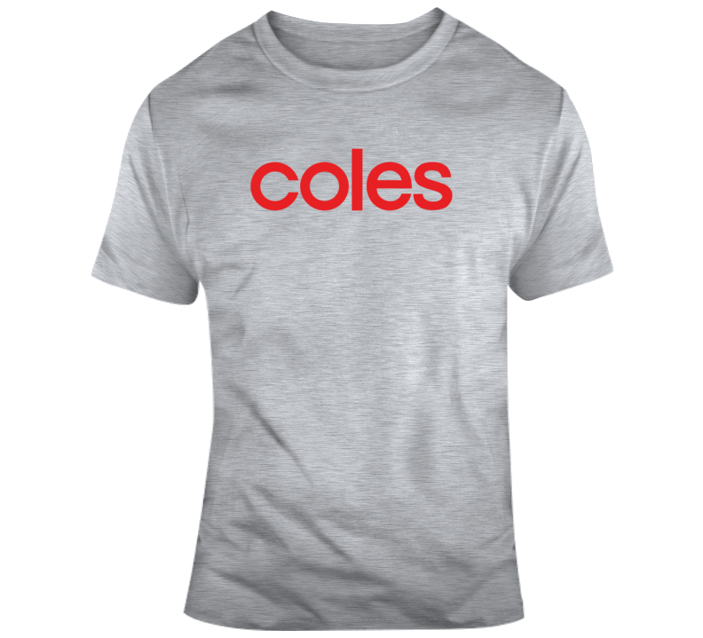 Coles Retail Company Logo T Shirt 