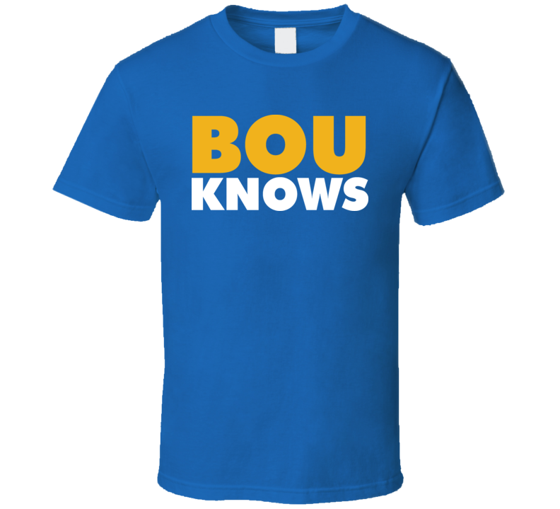 Jay Bouwmeester Bou Knows St Louis Hockey T Shirt