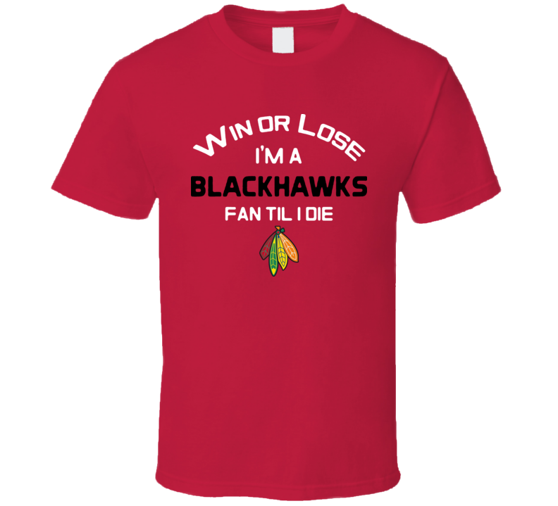 Chicago  Fan Hockey T Shirt