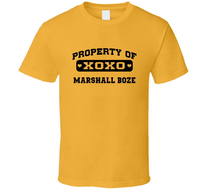 Property Of Marshall Boze 1996 Milwaukee Baseball T Shirt