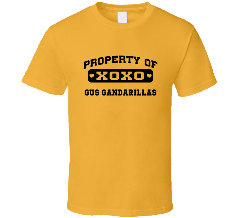 Property Of Gus Gandarillas 2001 Milwaukee Baseball T Shirt