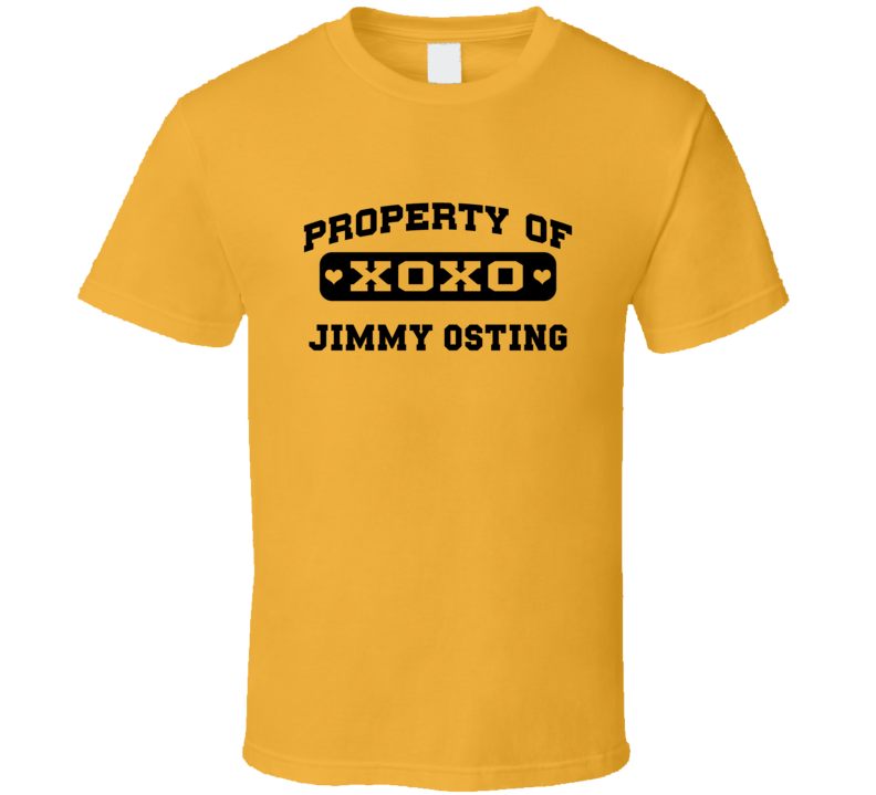 Property Of Jimmy Osting 2002 Milwaukee Baseball T Shirt