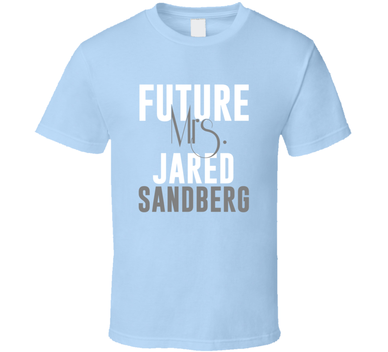 Future Mrs Jared Sandberg 2003 Tampa Bay Baseball T Shirt