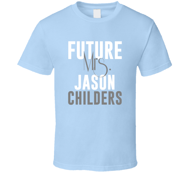 Future Mrs Jason Childers 2006 Tampa Bay Baseball T Shirt