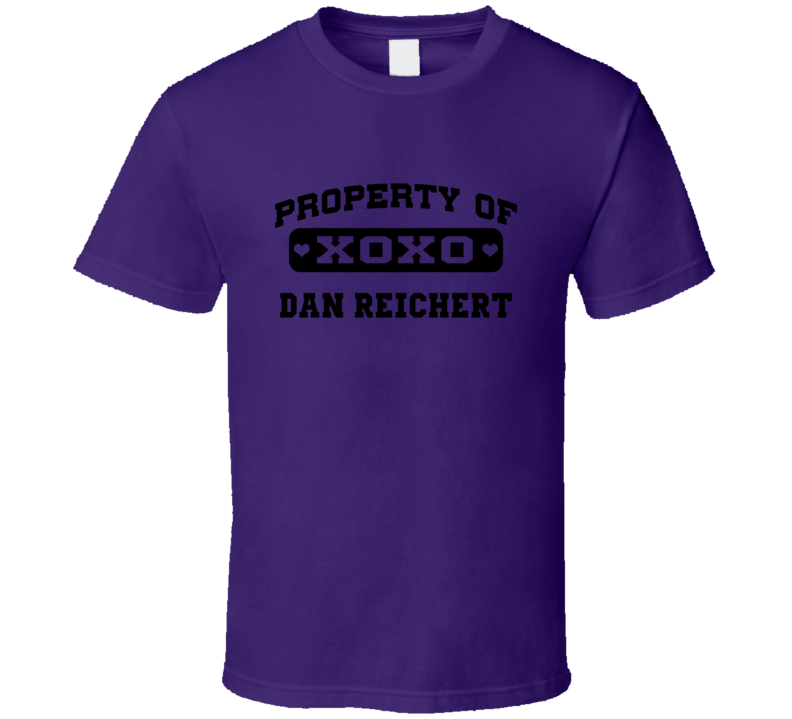 Property Of Dan Reichert 2002 Kansas City Baseball T Shirt