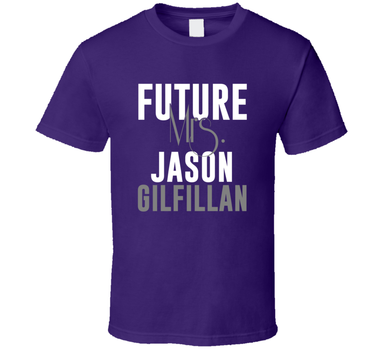 Future Mrs Jason Gilfillan 2003 Kansas City Baseball T Shirt