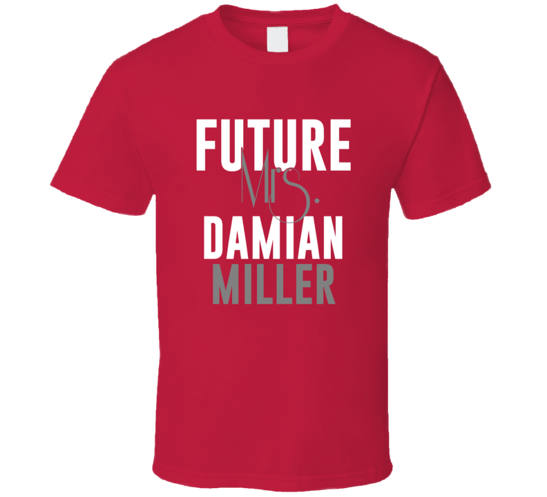 Future Mrs Damian Miller 2002 Arizona Baseball T Shirt