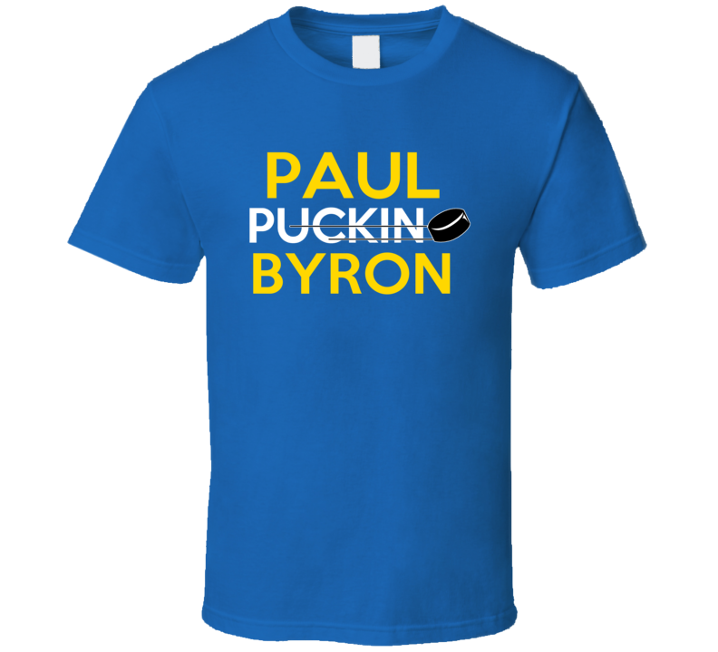 Paul Byron Buffalo Puckin Hockey T Shirt