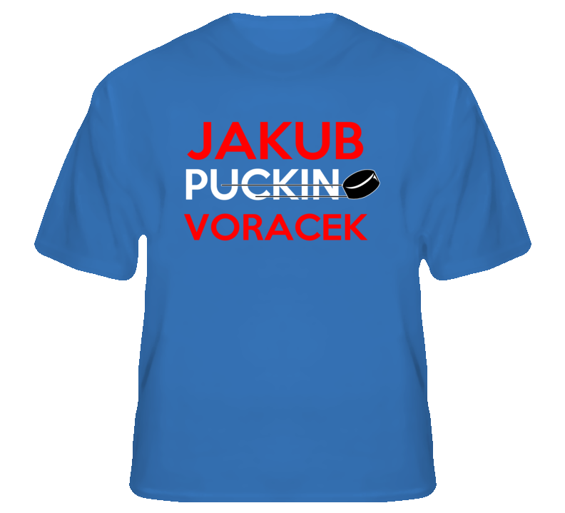 Jakub Voracek Columbus Puckin Hockey T Shirt